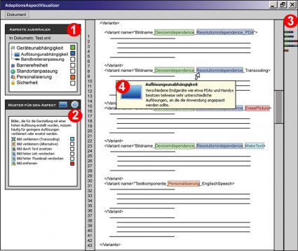 Beleg - Aspektvisualisierer - Wireframe