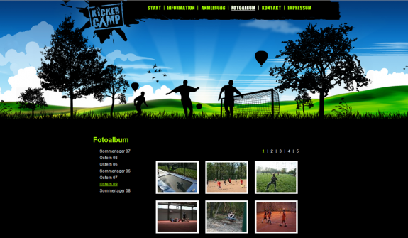 Kickercamp - New design made by Alexander Flämig