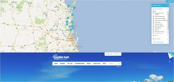 Sunshine Coast - Konsumenten Seite - Google Map