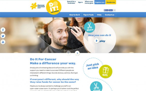 Do it for cancer - Homepage